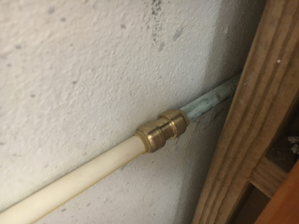 New PVC Attached to Copper Input