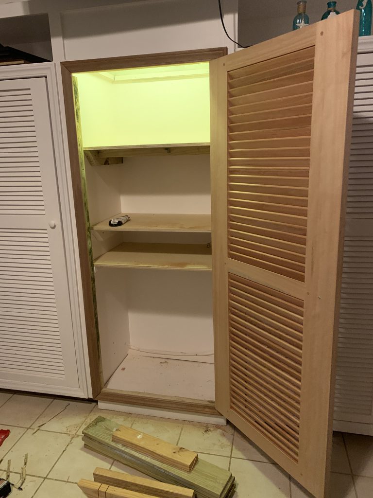 Closet Before Painting to Match
